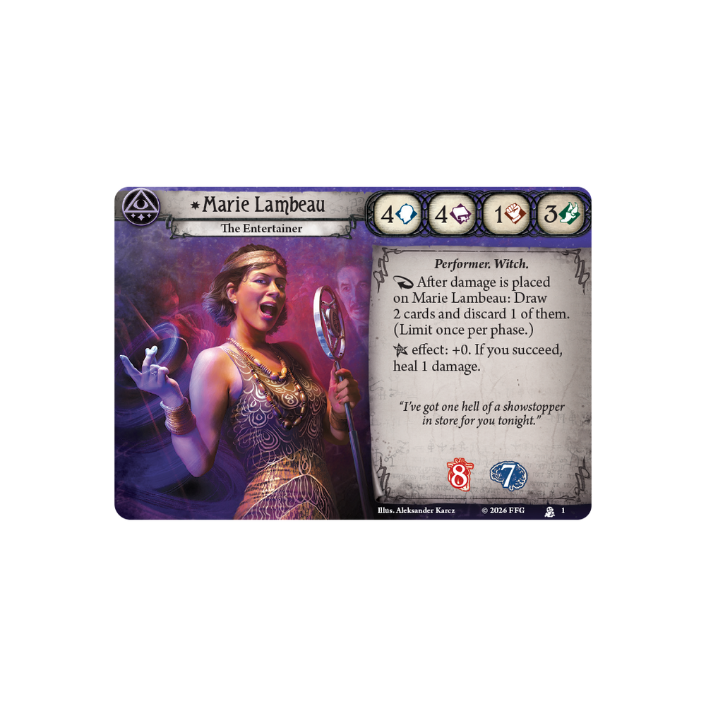 Arkham Horror: The Card Game - Marie Lambeau Investigator Deck