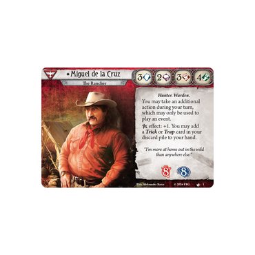Arkham Horror: The Card Game - Miguel de la Cruz Investigator Deck