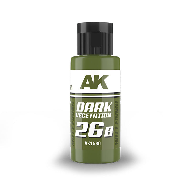 AK Interactive Dual Exo - Scenery - 26B - Dark Vegetation (60ml)