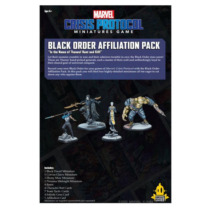 Marvel Crisis Protocol: Black Order - Affiliation Pack