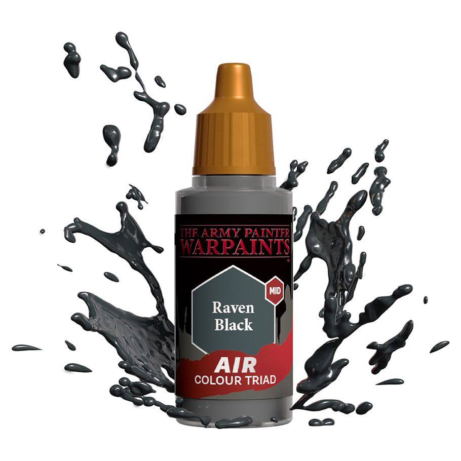 The Army Painter: Air Paints - Raven Black (18 ml)