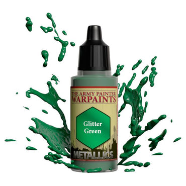 The Army Painter: Metallic Paints - Glitter Green (18 ml)