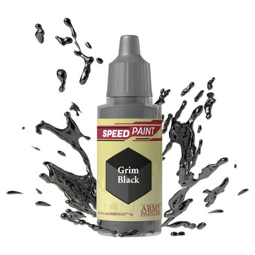 The Army Painter: Speed Paints - Grim Black (18 ml)