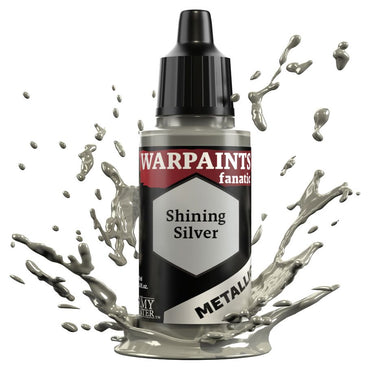 The Army Painter: Warpaints Fanatic Metallic - Shining Silver (18ml)