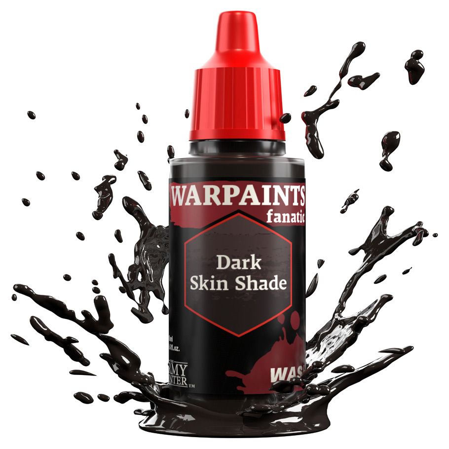 The Army Painter: Warpaints Fanatic Wash - Dark Skin Shade (18ml)