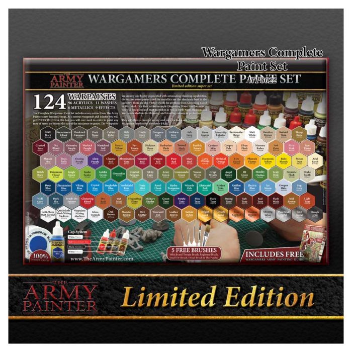 The Army Painter: Wargamers Complete Paint Set - Limited Edition Super Set