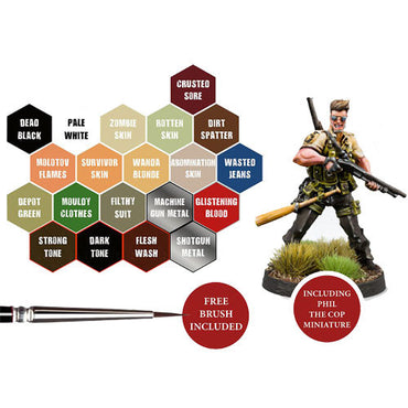 Zombicide 2nd Edition Paint Set