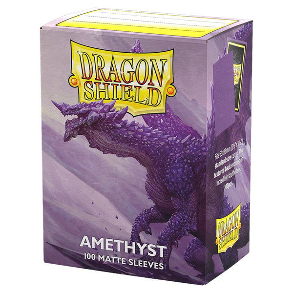 Dragon Shield: Standard 100ct Sleeves - Amethyst (Matte)