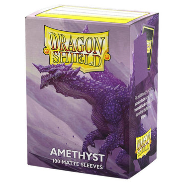 Dragon Shield: Standard 100ct Sleeves - Amethyst (Matte)