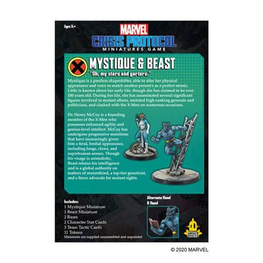 Marvel: Crisis Protocol - Mystique & Beast Character Pack