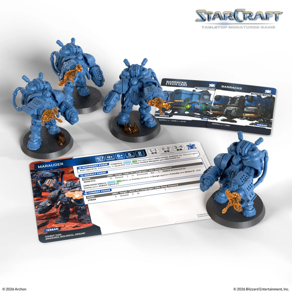 Starcraft Miniatures Game: Terran Expansion Set - Marauder