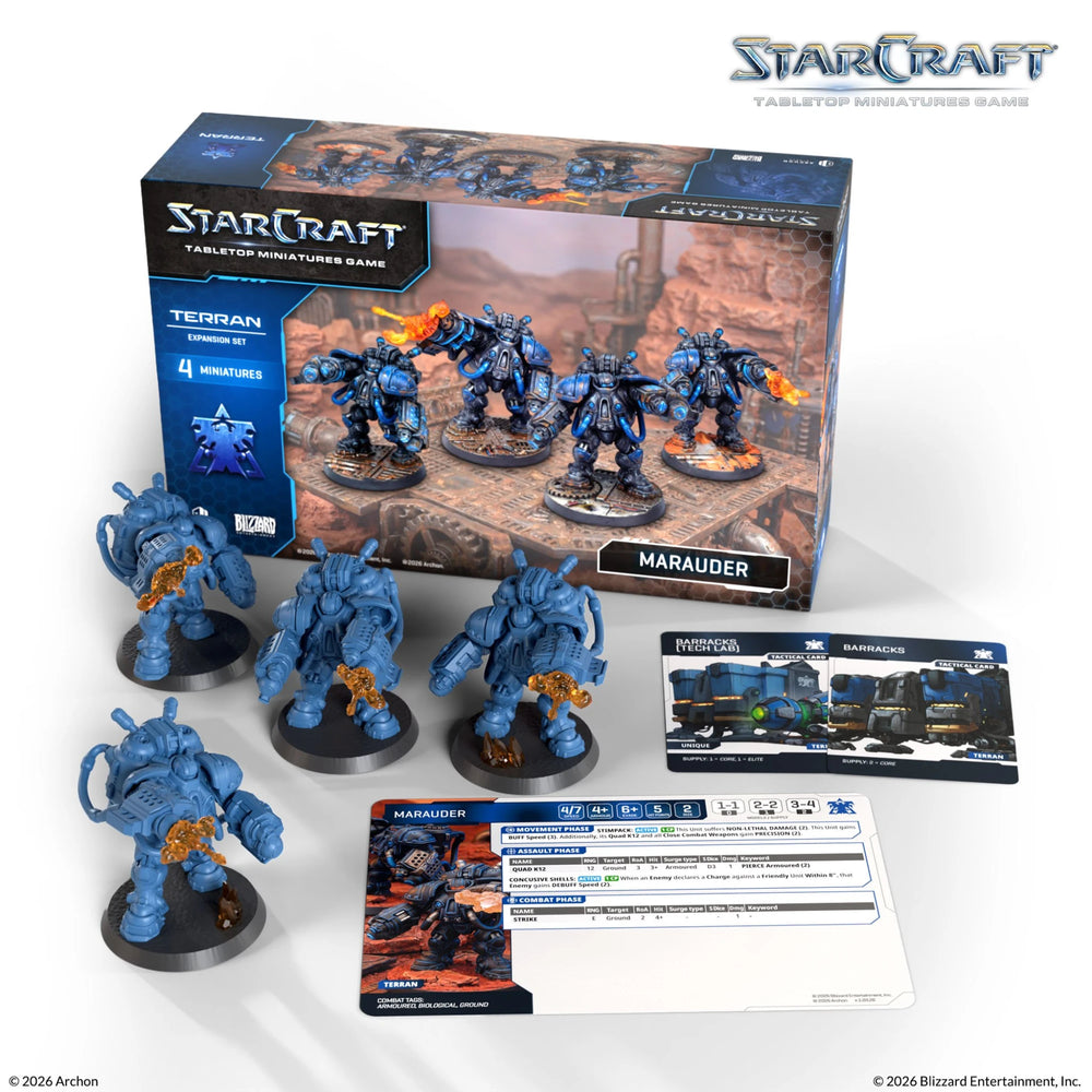 Starcraft Miniatures Game: Terran Expansion Set - Marauder