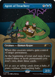 Agent of Treachery (Rainbow Foil) [Secret Lair Drop Series]