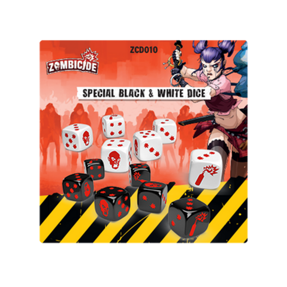 Zombicide 2nd Edition: Special Black & White Dice