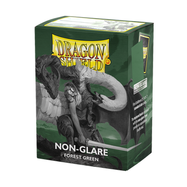 Dragon Shield Non-Glare Matte Forest Green Sleeves (100-Pack)