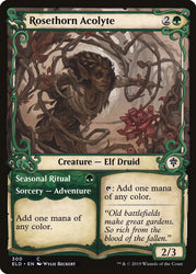 Rosethorn Acolyte // Seasonal Ritual (Showcase) [Throne of Eldraine]