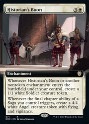 Historian's Boon (Extended Art) [Dominaria United Commander]