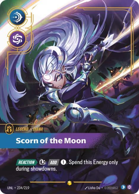 Diana, Scorn of the Moon (Overnumbered) (234/219) [Unleashed]