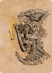 Miirym, Sentinel Wyrm Art Card (Gold-Stamped Signature) [Commander Legends: Battle for Baldur's Gate Art Series]