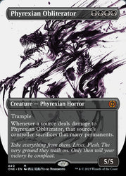 Phyrexian Obliterator (Borderless Ichor Step-and-Compleat Foil) [Phyrexia: All Will Be One]