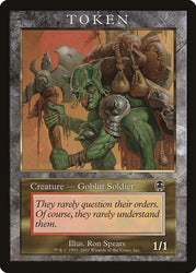 Goblin Soldier Token [Magic Player Rewards 2001]