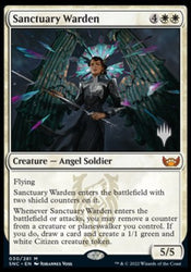Sanctuary Warden (Promo Pack) [Streets of New Capenna Promos]