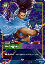 Yasuo, Unforgiven (Metal) (Best Of) (259/298) [Riftbound Organized Play Promotional Cards]