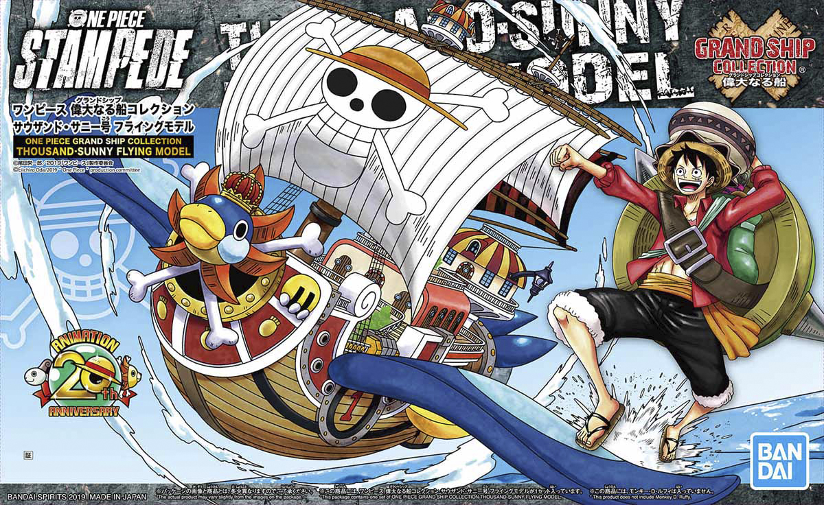 Gunpla: One Piece - Grand Ship Collection Thousand Sunny Flying Model