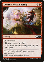 Destructive Tampering [Core Set 2021]