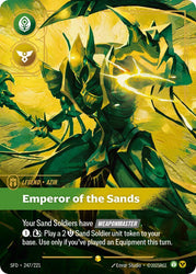 Azir, Emperor of the Sands (Overnumbered) (247/221) [Spiritforged]