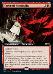 Curse of Hospitality (Extended Art) [Innistrad: Crimson Vow]