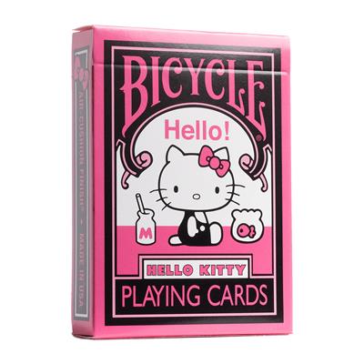 Playing Cards: Bicycle - Hello Kitty 7 Black & Pink