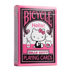 Playing Cards: Bicycle - Hello Kitty 7 Black & Pink