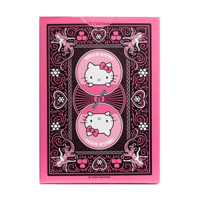 Playing Cards: Bicycle - Hello Kitty 7 Black & Pink