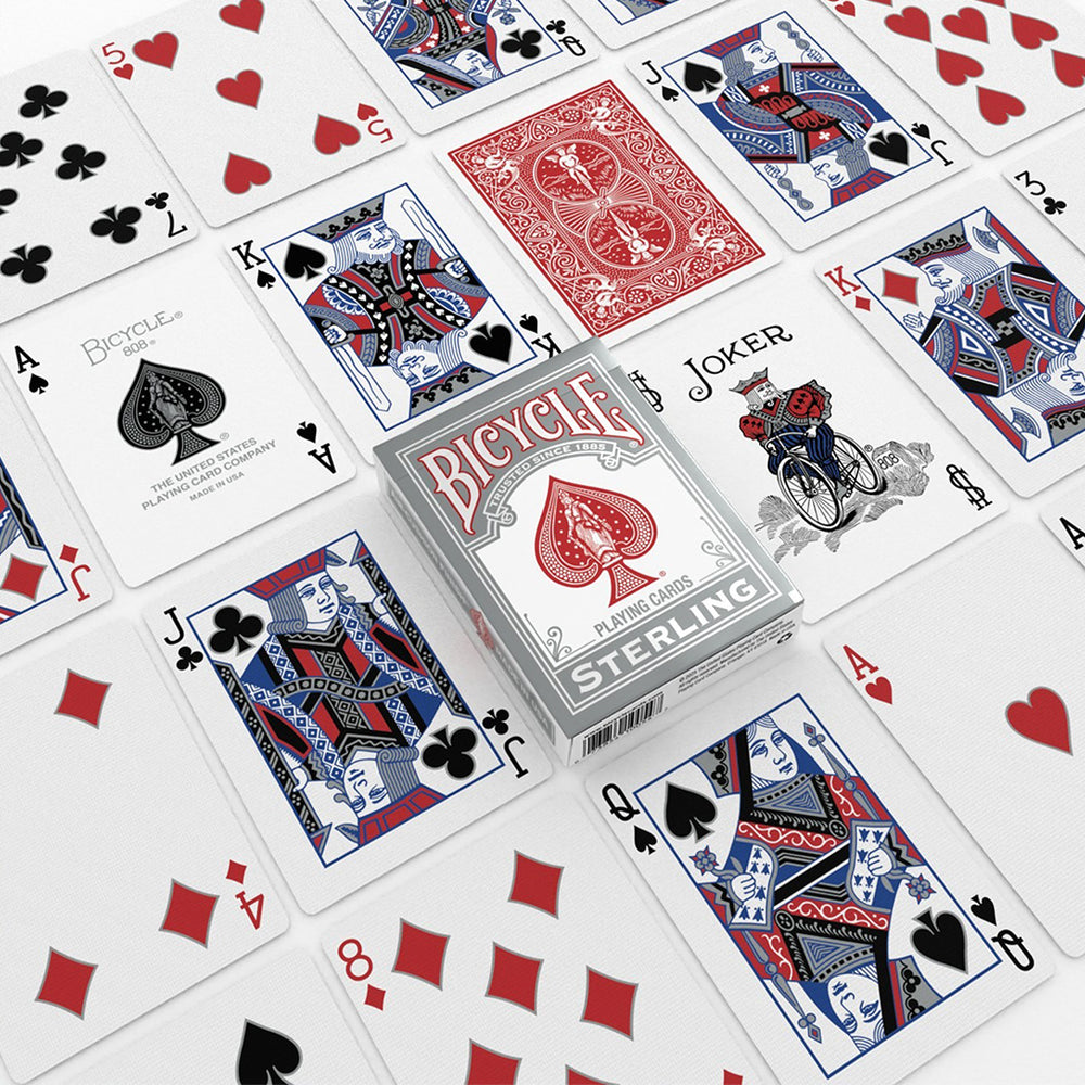 Playing Cards: Bicycle - Sterling Red/Blue Mix