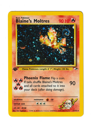 Blaine's Moltres (1/132) [Gym Heroes 1st Edition] (Actual Scans)