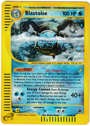 Blastoise (4/165) [Expedition: Base Set] (Actual Scans)