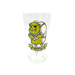 Heroes of Barcadia: Heroes for Hire - Brewtus the Barkeep Pint Glass