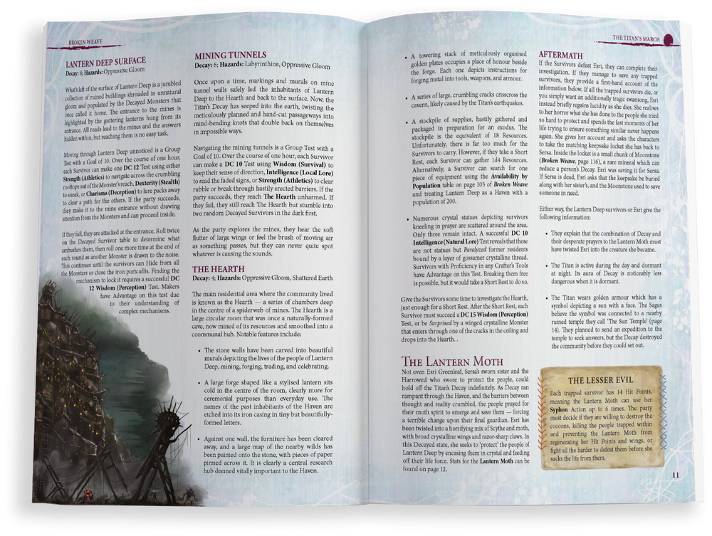Broken Weave Gamemaster's Screen (5th edition)
