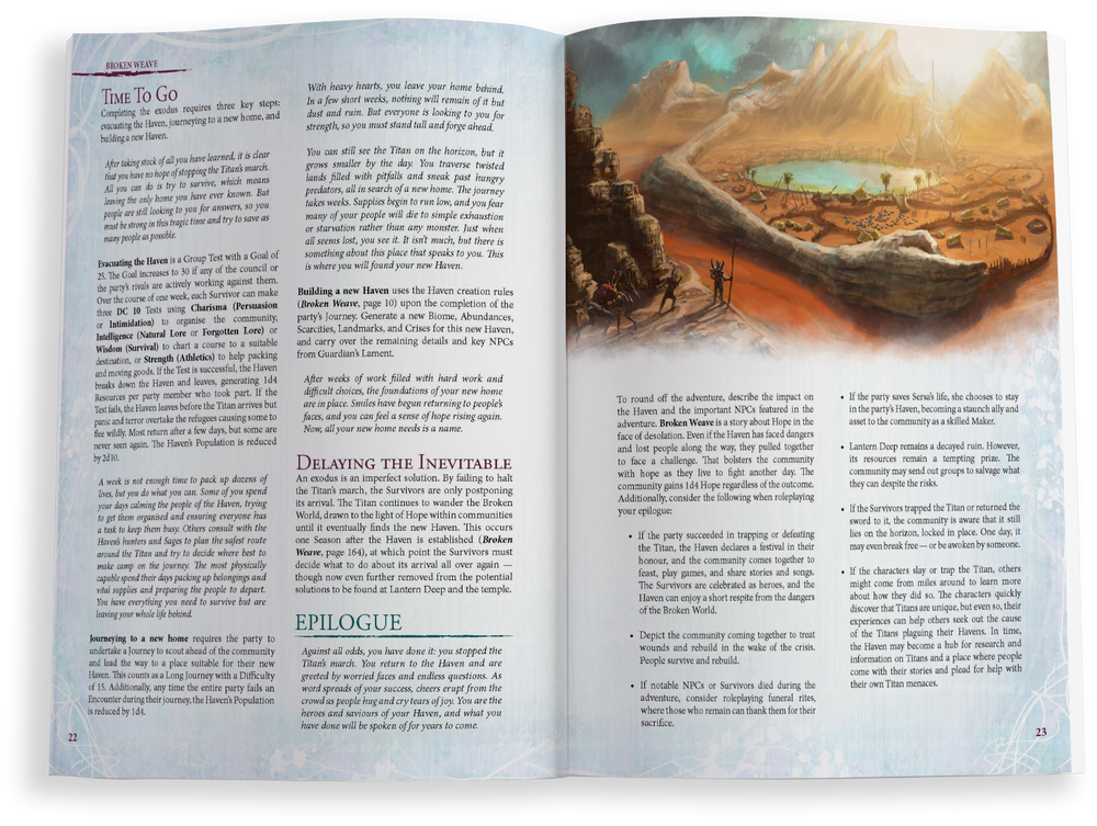 Broken Weave Gamemaster's Screen (5th edition)