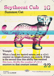 Scythecat Cub (0327) [Secret Lair x MSCHF: The Zeta Set]