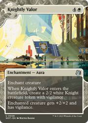 Knightly Valor [Wilds of Eldraine: Enchanting Tales]