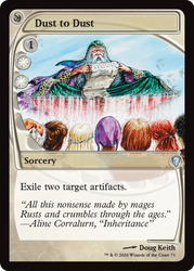 Dust to Dust (Future Sight) [Mystery Booster: Commander Edition]