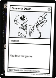 One with Death [Mystery Booster Playtest Cards]