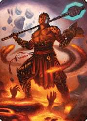 Koth, Fire of Resistance Art Card [Phyrexia: All Will Be One Art Series]