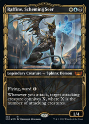 Raffine, Scheming Seer (Showcase Golden Age Gilded Foil) [Streets of New Capenna]