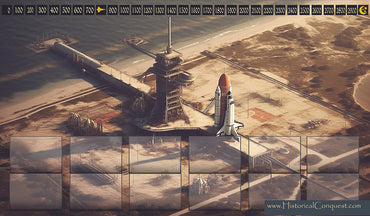 Historical Conquest: A Journey Through Time - Space Shuttle Challenger Playmat