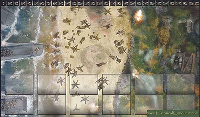 Historical Conquest: A Journey Through Time - Storming of Normandy Playmat
