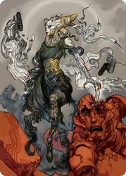 Tamiyo, Compleated Sage Art Card [Kamigawa: Neon Dynasty Art Series]