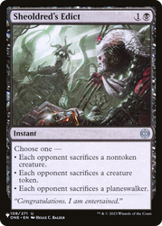 Sheoldred's Edict [The List]